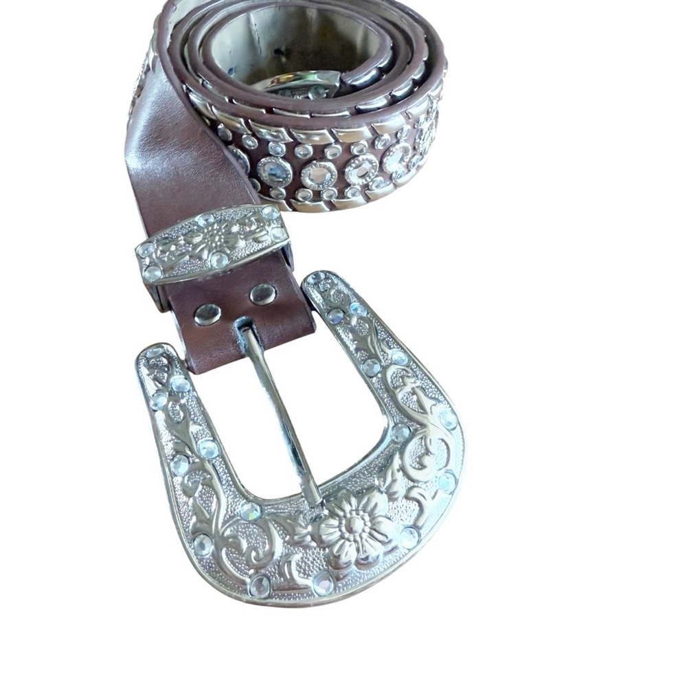 Women’s Rhinestone Cowgirl Rodeo Studded Belt size SM
